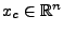 $ x_c\in \mathbb{R}^n$